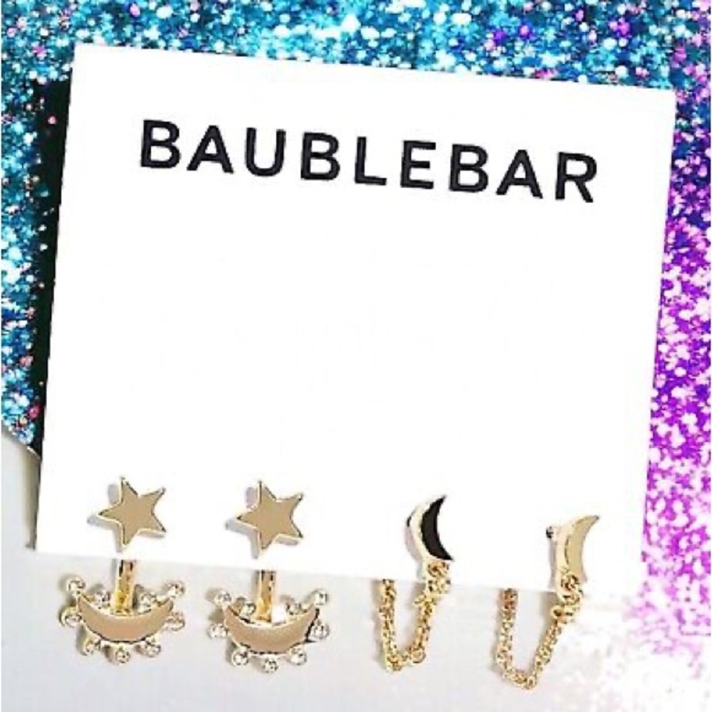 Babublebar cosmic duo earrings